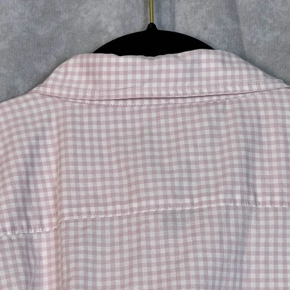 Bonobos Men's XL Slim Fit Pink White Gingham Shirt - Picture 10 of 10